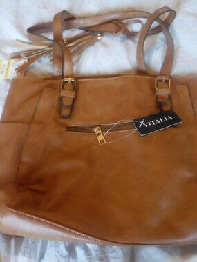 Vitalia Womens Brown purse Soulder Bag new With Tags